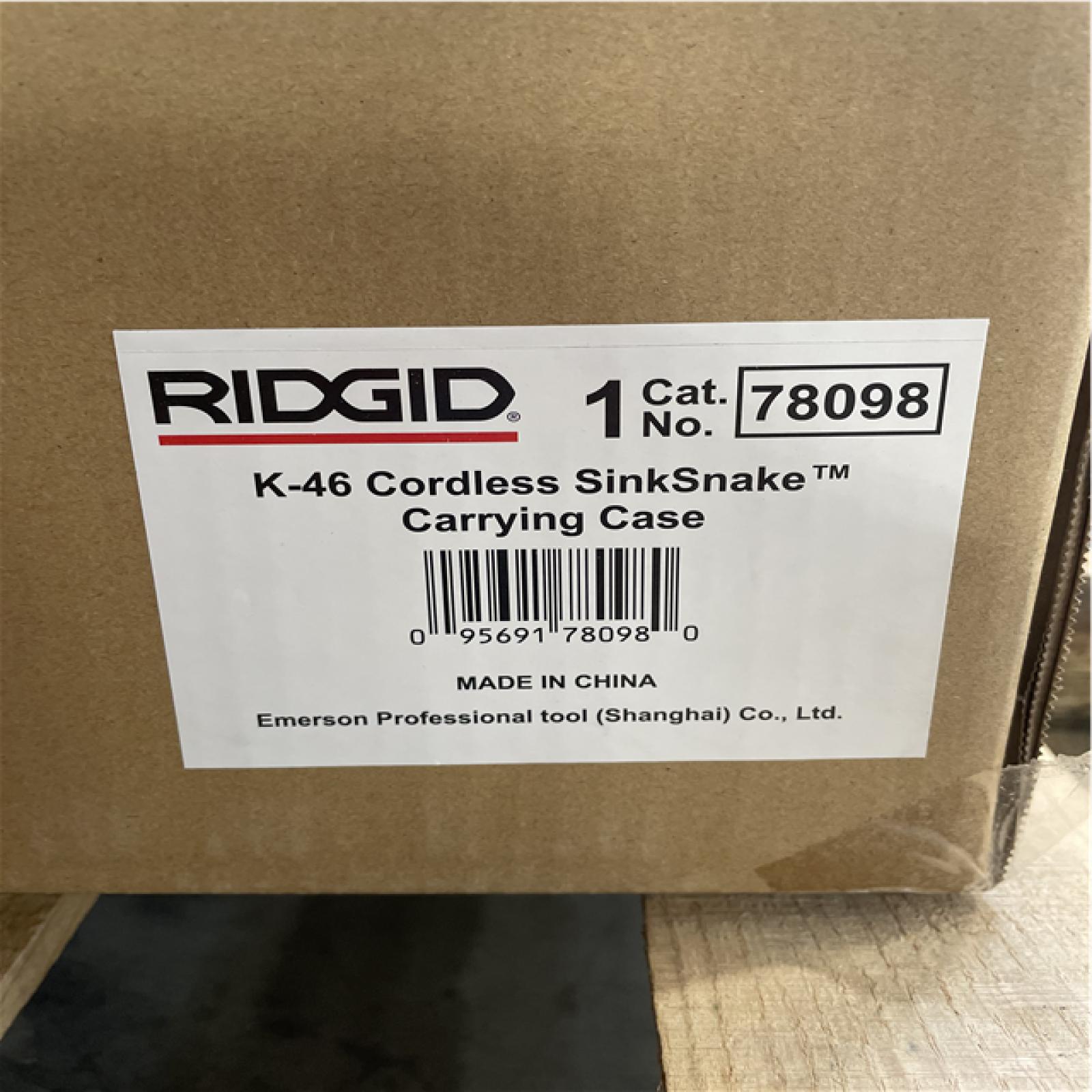 DALLAS LOCATION- RIGID K-46 Cordless SinkSnake Deluxe Kit
