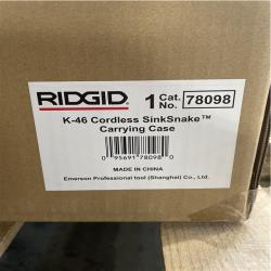 DALLAS LOCATION- RIGID K-46 Cordless SinkSnake Deluxe Kit