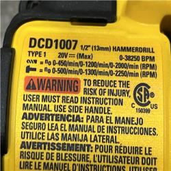 AS-IS DEWALT 20V XR Lithium-Ion Cordless Hammer Drill Kit