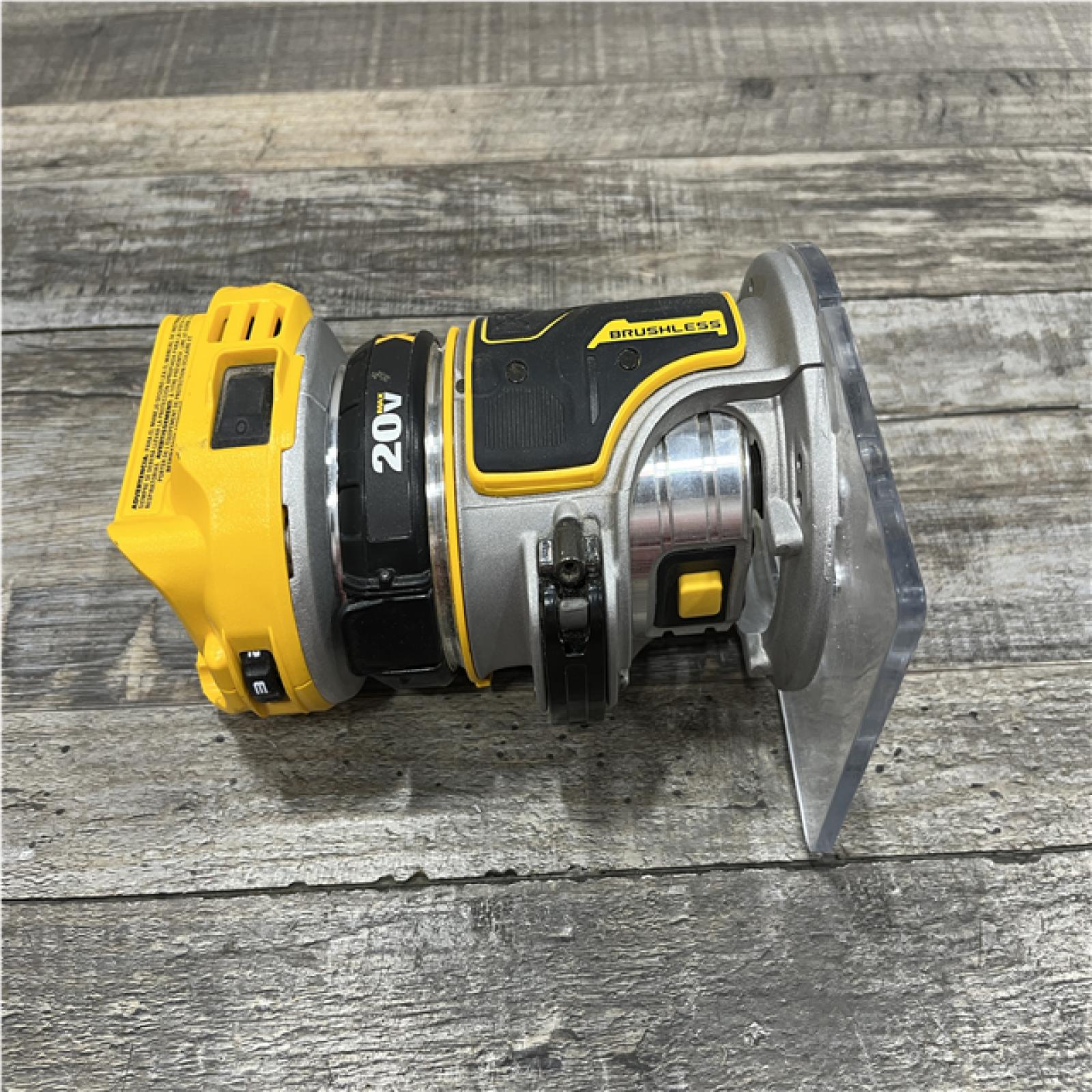 AS-IS DEWALT 20V MAX XR Cordless Brushless Fixed Base Compact Router (Tool Only)