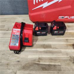 HOUSTON LOCATION - AS-IS MILWAUKEE M18 FUEL 18V Lithium-Ion Brushless Cordless Hammer Drill and Impact Driver Combo Kit (2-Tool) with 2 Batteries