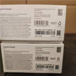 Phoenix AS-IS Google Nest Thermostat - Smart Programmable Wi-Fi Thermostat - (2-Pack)