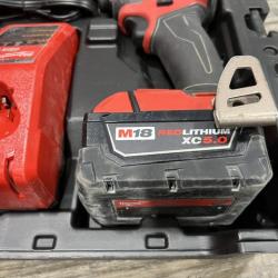 AS-IS Milwaukee FUEL 18V Lithium-Ion Brushless Cordless Hammer Drill and Impact Driver Combo Kit