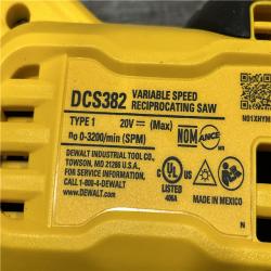 AS-IS DEWALT 20V MAX Cordless Brushless Reciprocating Saw (Tool Only)