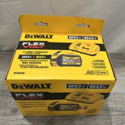 NEW - DEWALT 20V/60V MAX FLEXVOLT Lithium-Ion 9.0Ah Battery and Charger Starter Kit