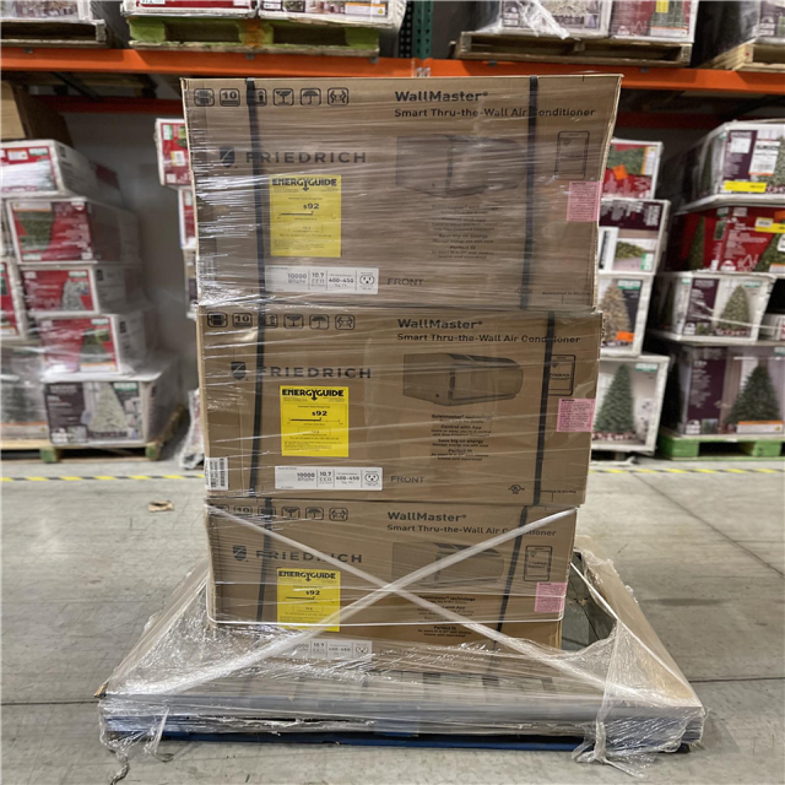 DALLAS LOCATION - Friedrich 10 000 BTU Smart Thru-The-Wall Air Conditioner PALLET -(3 UNITS)