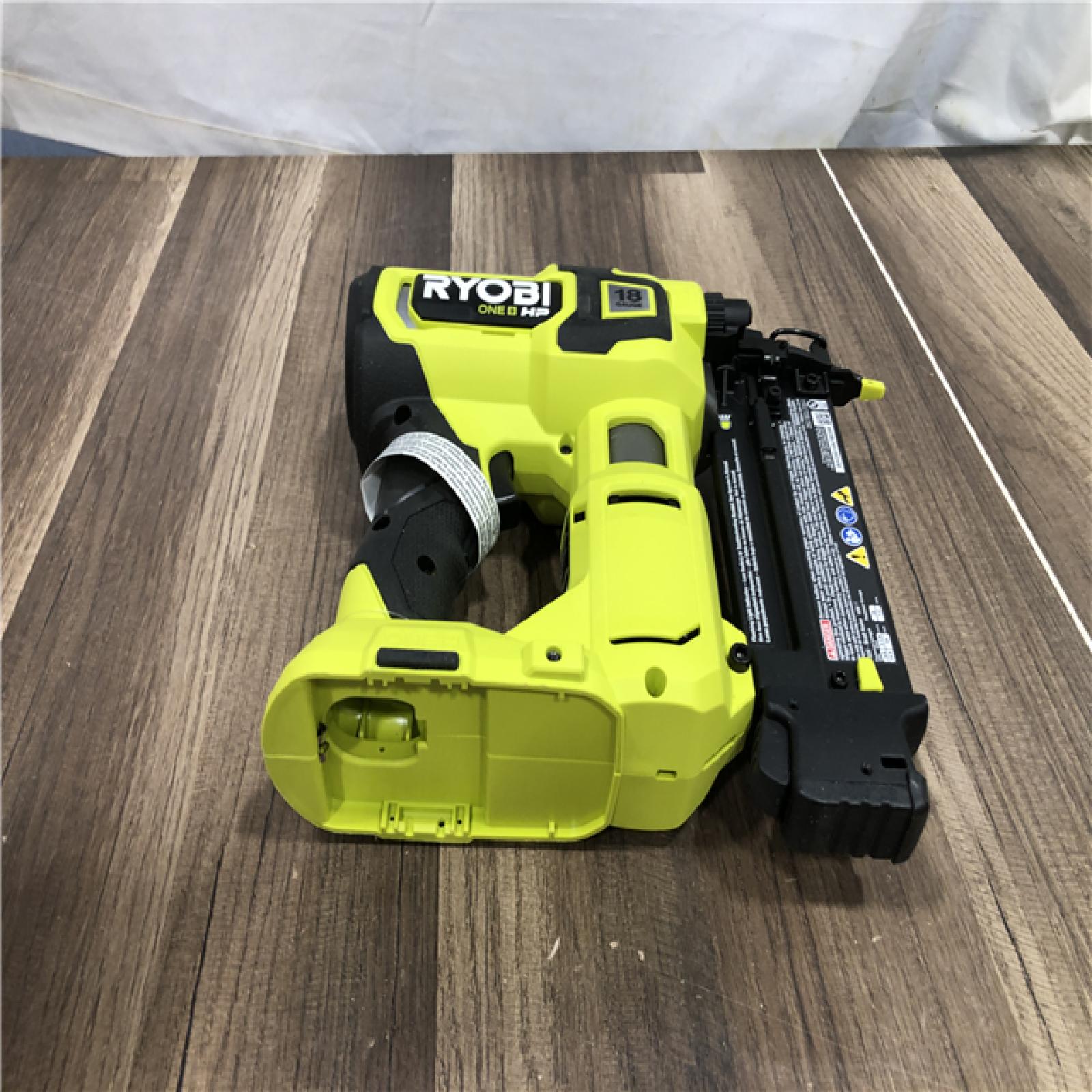 AS-IS RYOBI ONE+ HP 18V 18-Gauge Brushless Cordless AirStrike Brad Nailer (Tool Only)
