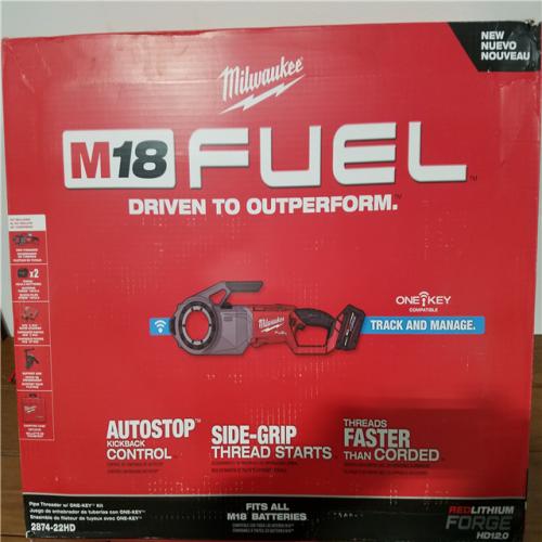California NEW Milwaukee Pipe Threader  Includes (2) Batteries  Charger and Hard Case