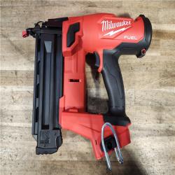 HOUSTON LOCATION - AS-IS (APPEARS LIKE NEW) Milwaukee FUEL 18-Volt Lithium-Ion Brushless Cordless 18-Gauge Brad Nailer (Tool-Only)