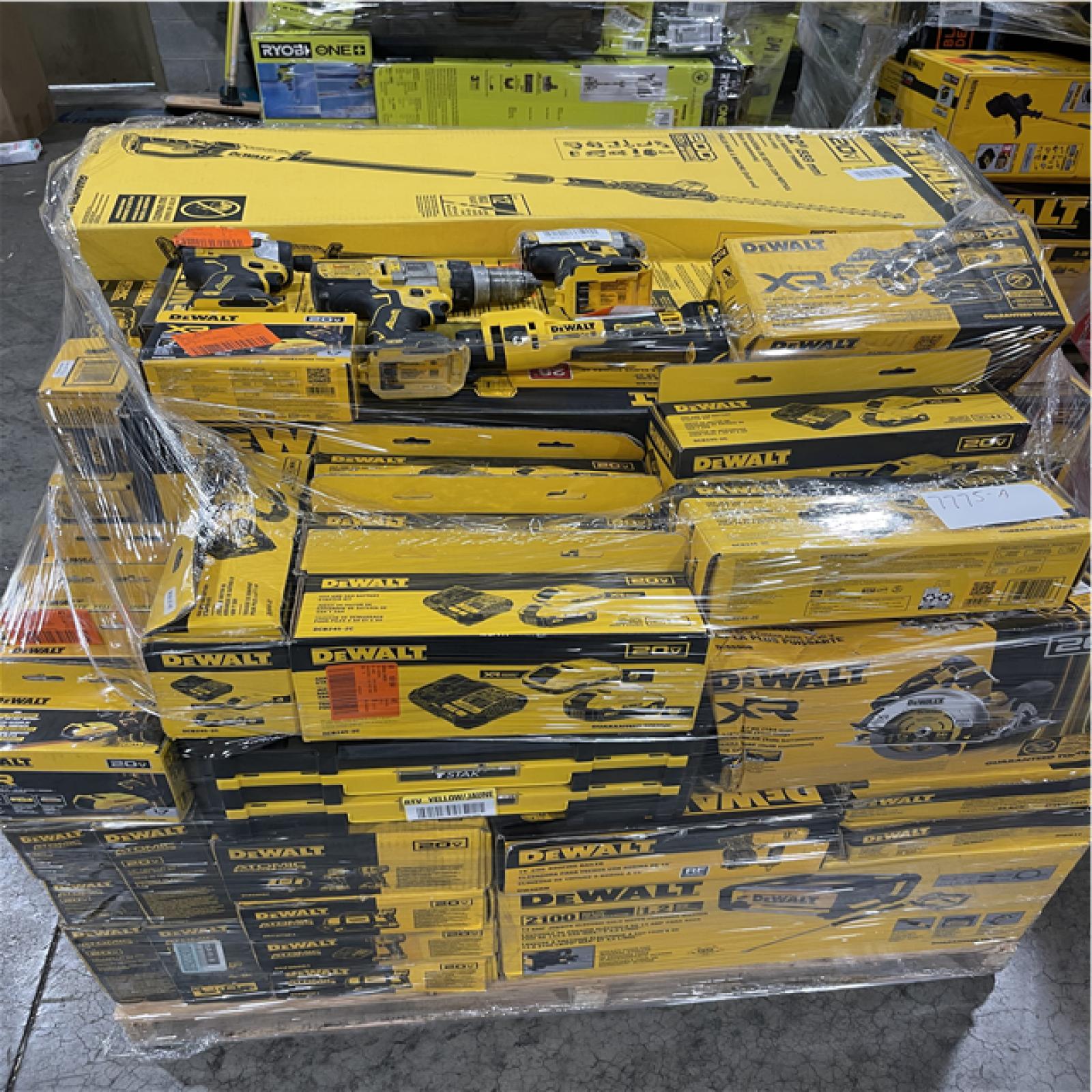 Pittston Location As-Is Power Tools Partial Truckload (12 Pallets) 7775-A