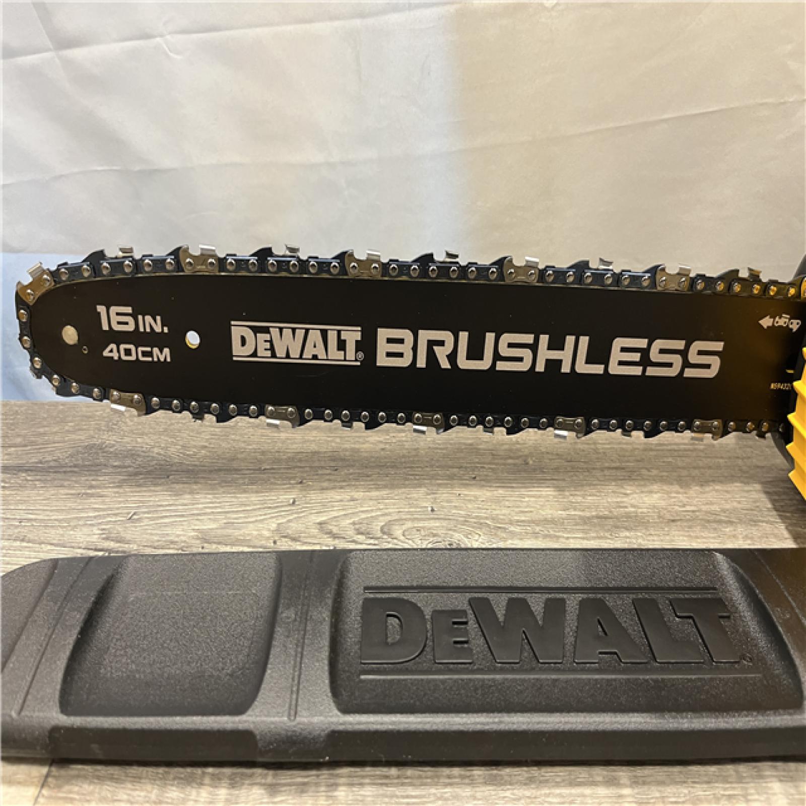 AS-IS DEWALT FLEXVOLT 60V MAX 16in. Brushless Cordless Battery Powered Chainsaw (Tool Only)