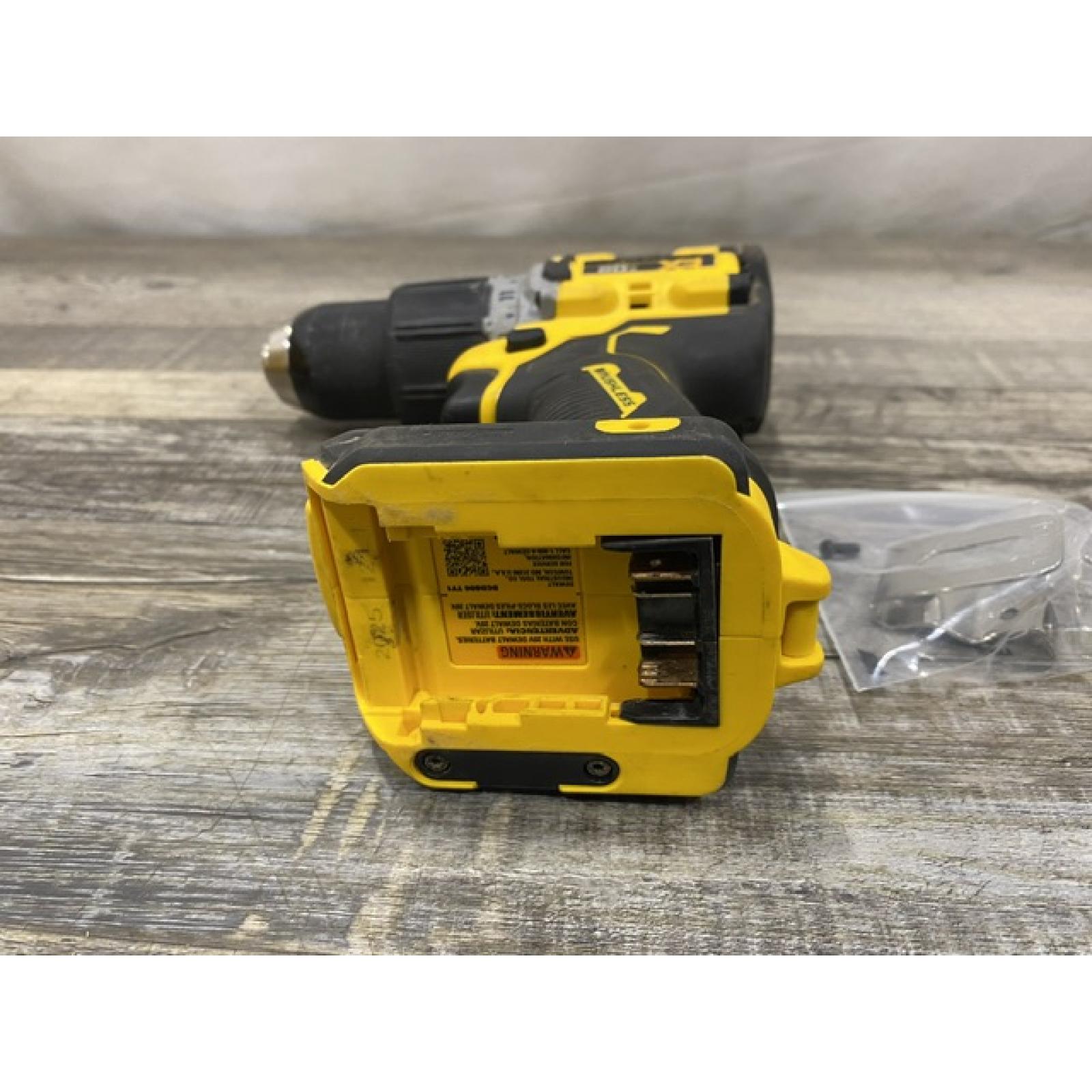 AS-IS DEWALT 20V XR Brushless Cordless 1/2 in. Hammer Drill (Tool-Only)