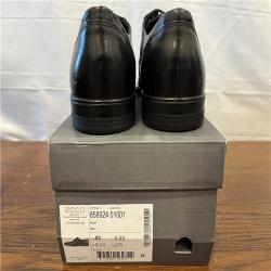 NEW! ECCO Queenstown Plain-toe Derby Leather Shoe - Black - SZ 9