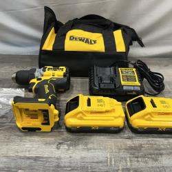 AS-IS DEWALT 20V XR Lithium-Ion Cordless Brushless 1/2 in. Drill/Driver Kit
