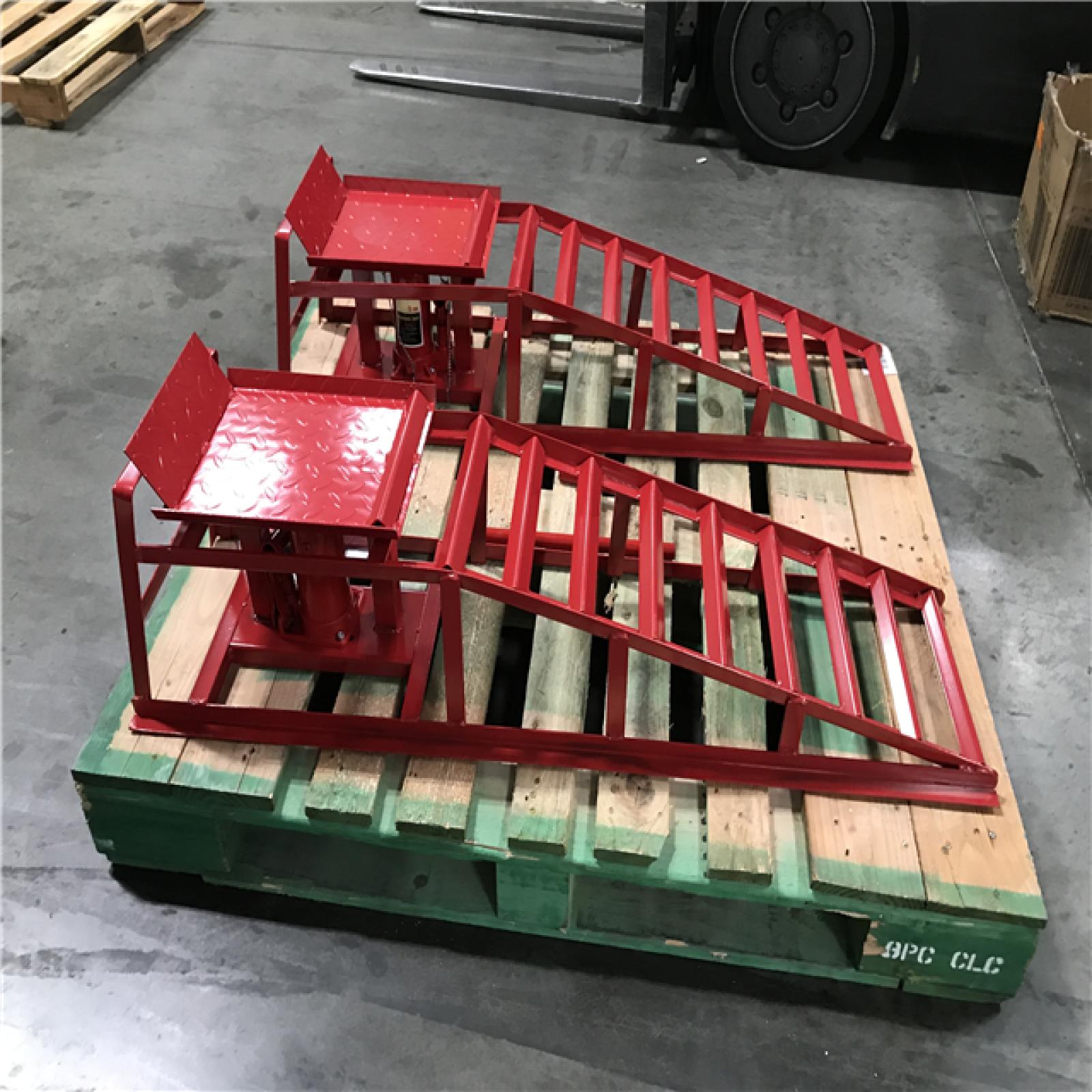 CALIFORNIA AS-IS HYDRAULIC RAMP LIFTS-red