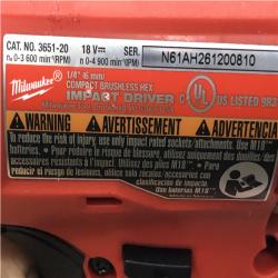 AS-IS Milwaukee 18-Volt Lithium-Ion Brushless Cordless (4-Tool) Combo Kit