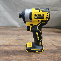 AS-IS Dewalt DCK225D2 20V MAX ATOMIC Brushless Compact Lithium-Ion 1/2 in. Cordless Drill Driver and 1/4 in. Impact Driver Combo Kit with 2 Batteries 2 Ah