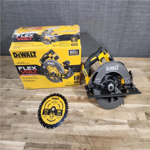 HOUSTON LOCATION - AS-IS DeWALT Flexvolt Max 7-1/4  60V Brushless Circular Saw (Tool Only)