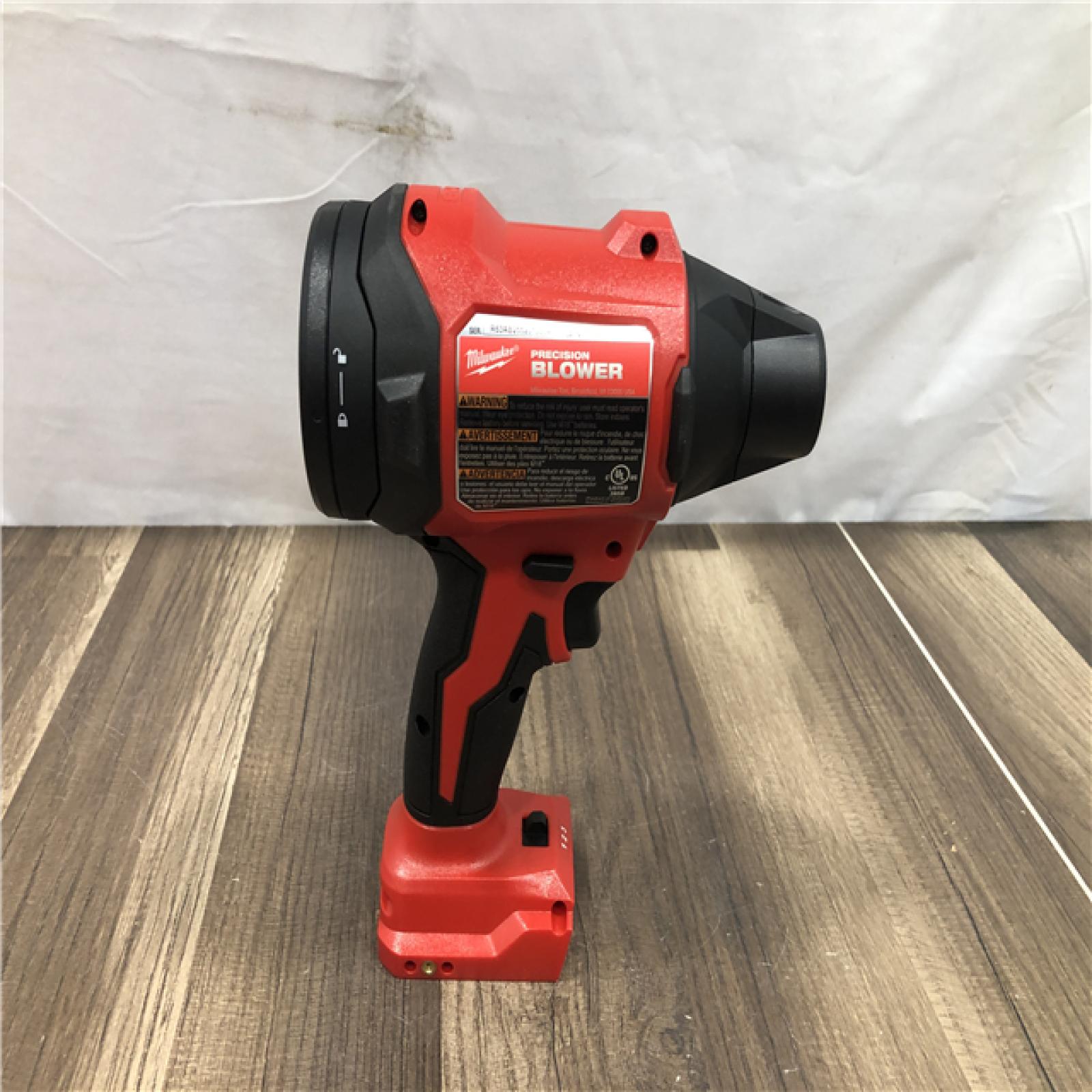 AS-IS Milwaukee 18V Lithium-Ion 570 MPH Brushless Cordless Precision Blower with Variable Speed Trigger and Trigger Lock