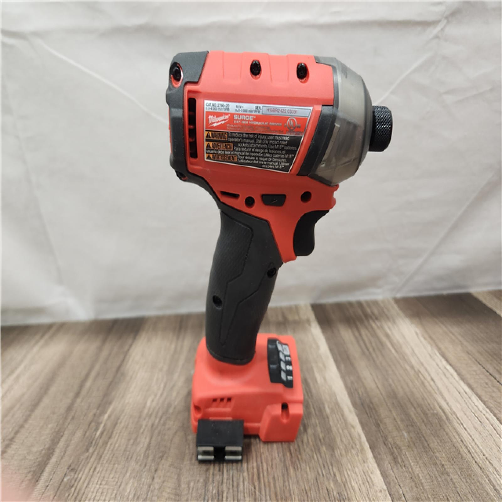 AS-IS- Milwaukee - M18 Fuel Surge 18V Cordless Drill/Driver (Tool-Only)
