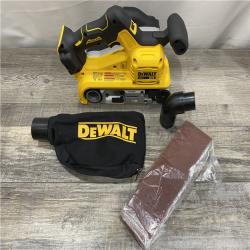 AS-IS DEWALT 20V MAX* XR Brushless Cordless Belt Sander (Tool-Only)