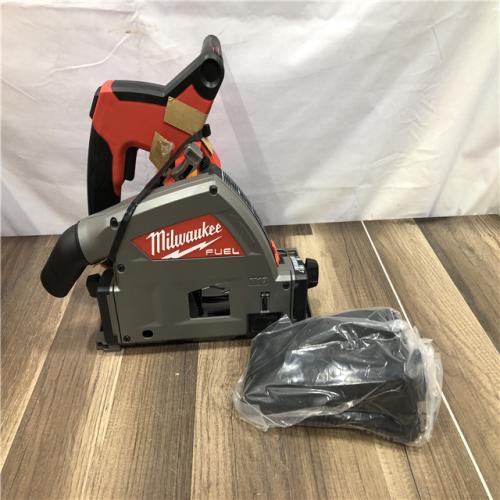 AS-IS Milwaukee FUEL 18V Lithium-Ion Cordless Brushless 6-1/2 in. Plunge Cut Track Saw (Tool-Only)