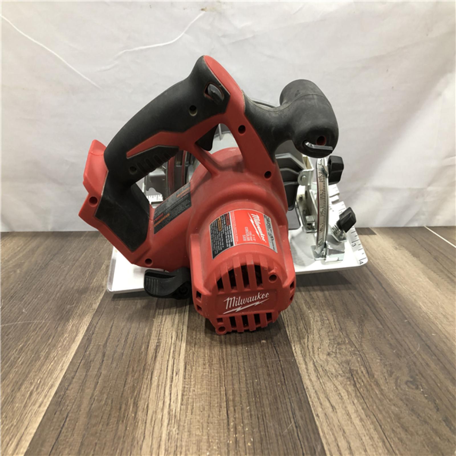AS-IS Milwaukee 18V Lithium-Ion Cordless 6-1/2 in. Circular Saw (Tool-Only)