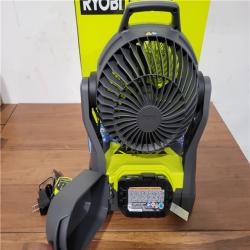 California NEW Ryobi One+ 18V 7.5 Bucket Top Misting Fan Kit  Includes (1) Battery & Charger