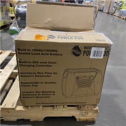 Dallas Location - As-Is NATURE'S GENERATOR 100Ah Power Pod (Lot Of 2)
