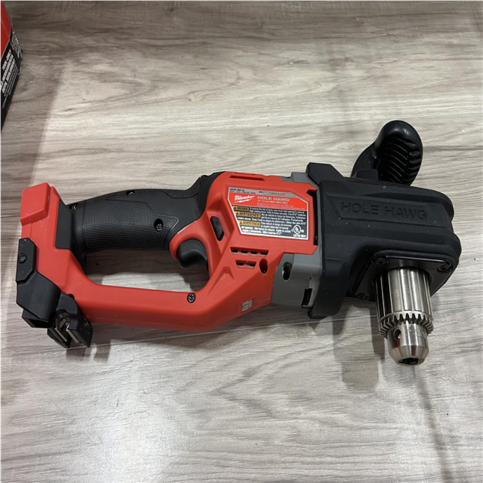 AS-IS Milwaukee FUEL GEN II 18V Lithium-Ion Brushless Cordless 1/2 in. Hole Hawg Right Angle Drill (Tool-Only)