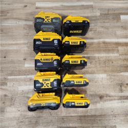 HOUSTON LOCATION - AS-IS DEWALT BATTERY PACK QTY - 10