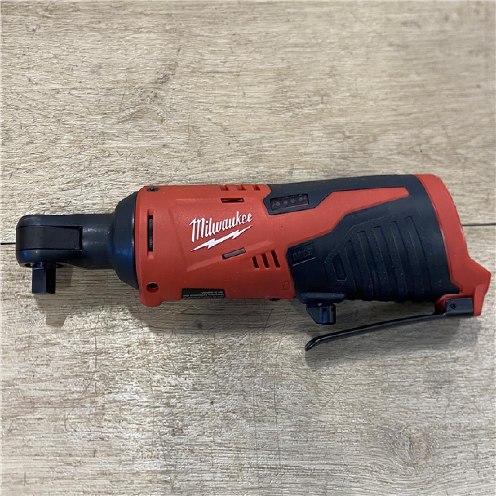 AS-IS Milwaukee 12V Lithium-Ion Cordless 3/8 in. Ratchet (Tool-Only)