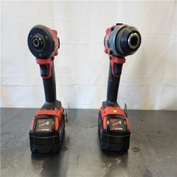 AS-IS- Milwaukee FUEL 18V Lithium-Ion Brushless Cordless Hammer Drill and Impact Driver Combo Kit