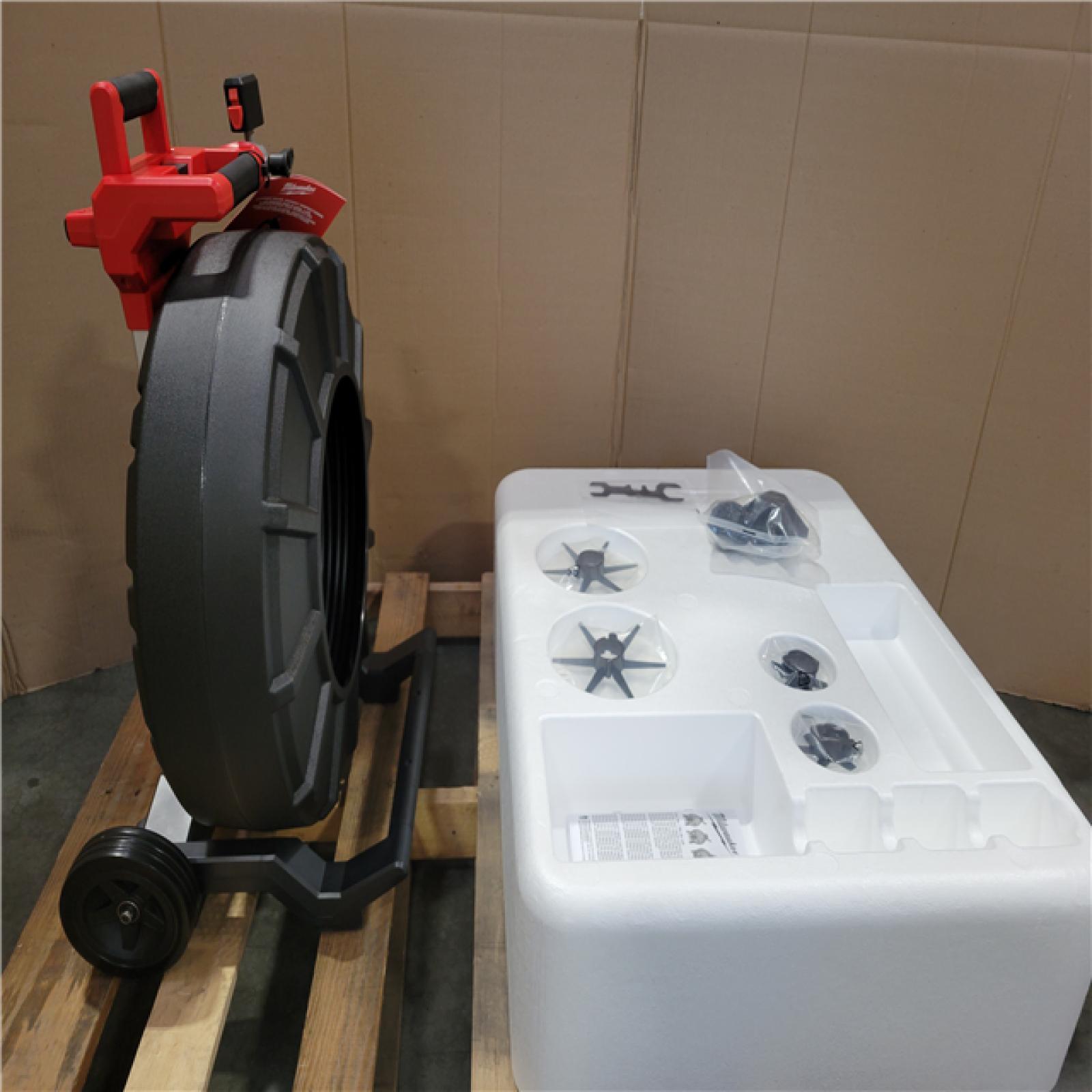 California AS-IS Milwaukee M18 325' Stiff Pipeline Inspection System Model #2976-20 (Tool Only); Appears in Like-New Condition