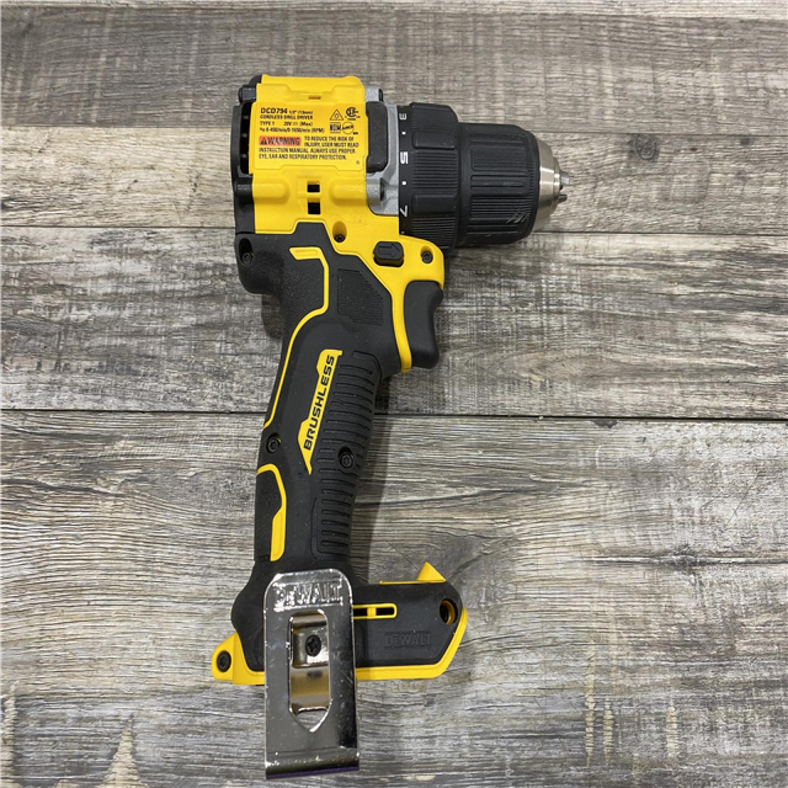 AS-IS DEWALT Atomic 20V Lithium-Ion Cordless Compact 1/2 in. Drill/Driver Kit