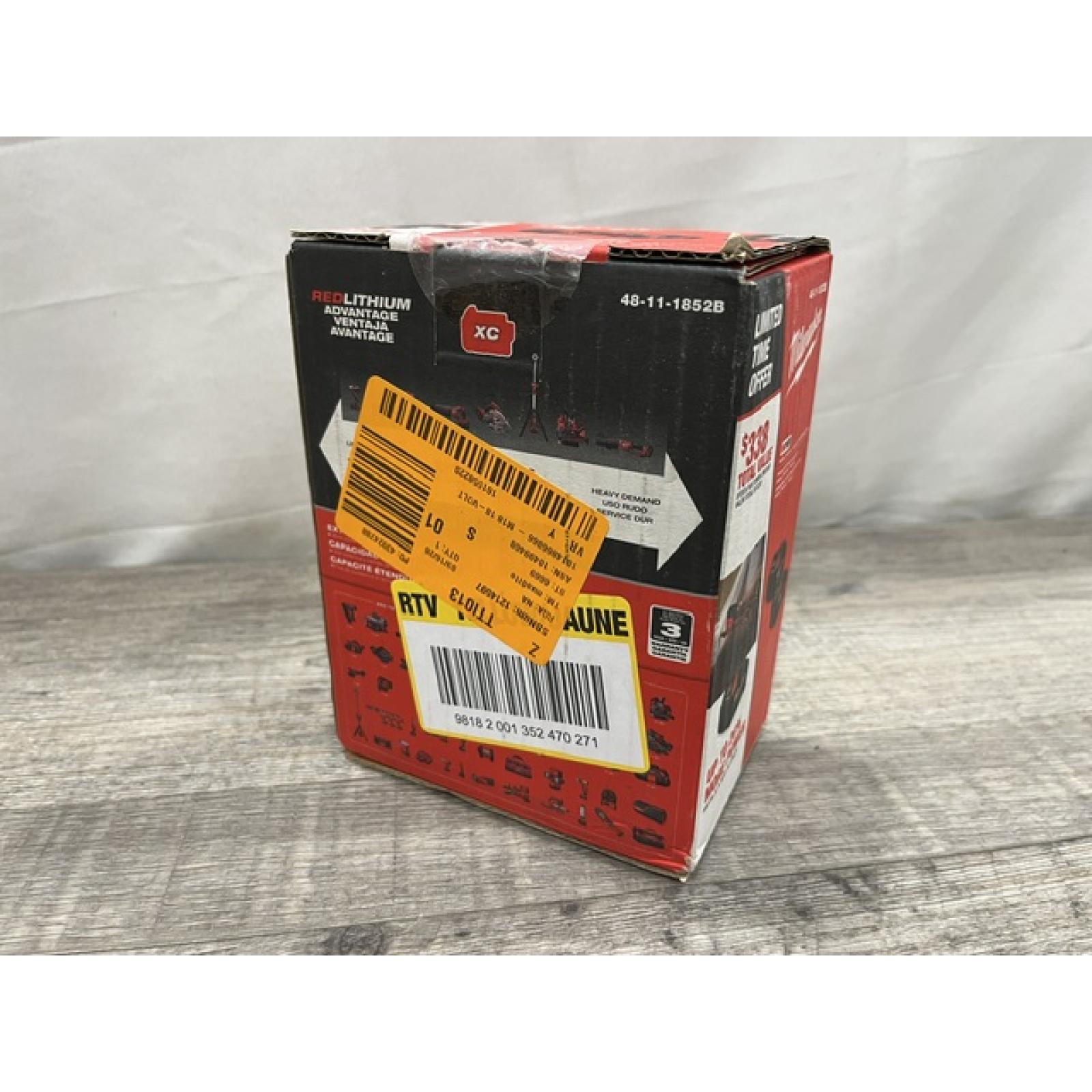 NEW - Milwaukee 18-Volt Lithium-Ion XC Extended Capacity 5.0 Ah Battery Pack (2-Pack)