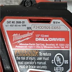 AS-IS Milwaukee 18V Lithium-Ion Cordless Drill Driver/Impact Driver Combo Kit