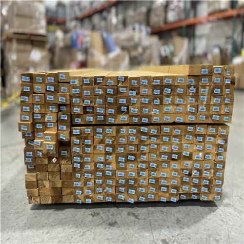 DALLAS LOCATION- AS-IS 1-1/2 in. x 2-1/2 in. x 8 ft. Premium Cedar Rough Fence Rail PALLET (274 UNITS)