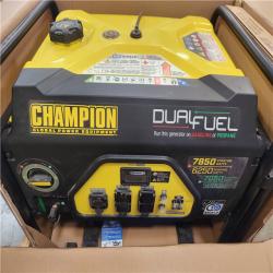 Phoenix Champion Power Equipment 7850/6250-Watt Recoil Start Storm Ready Gasoline and Propane Powered Dual Fuel Portable Generator with CO Shield
