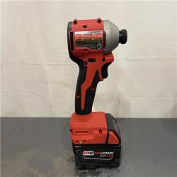 AS-IS - Milwaukee  M18 18-Volt Lithium-Ion Brushless Cordless 1/4 in. Compact Impact Driver Kit