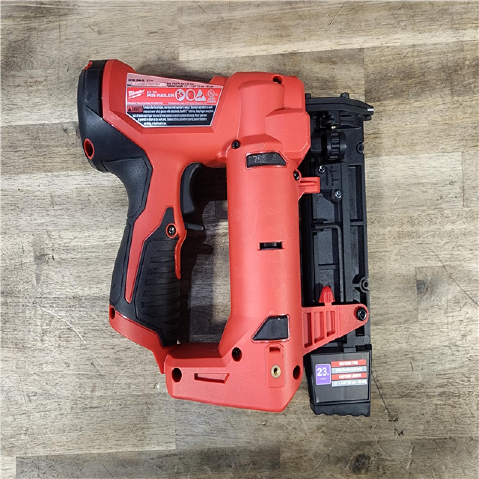 HOUSTON LOCATION - AS-IS Milwaukee 2540-20 12V 23 Gauge Cordless Pin Nailer (Tool Only)