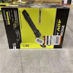 DALLAS LOCATION - New RYOBI 40V HP Brushless Whisper Series 190 MPH 730 CFM Cordless Battery Jet Fan Leaf Blower with (2) 4.0 Ah Batteries & Charger