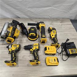 AS-IS Dewalt 20-Volt MAX ToughSystem Lithium-Ion 6-Tool Cordless Combo Kit