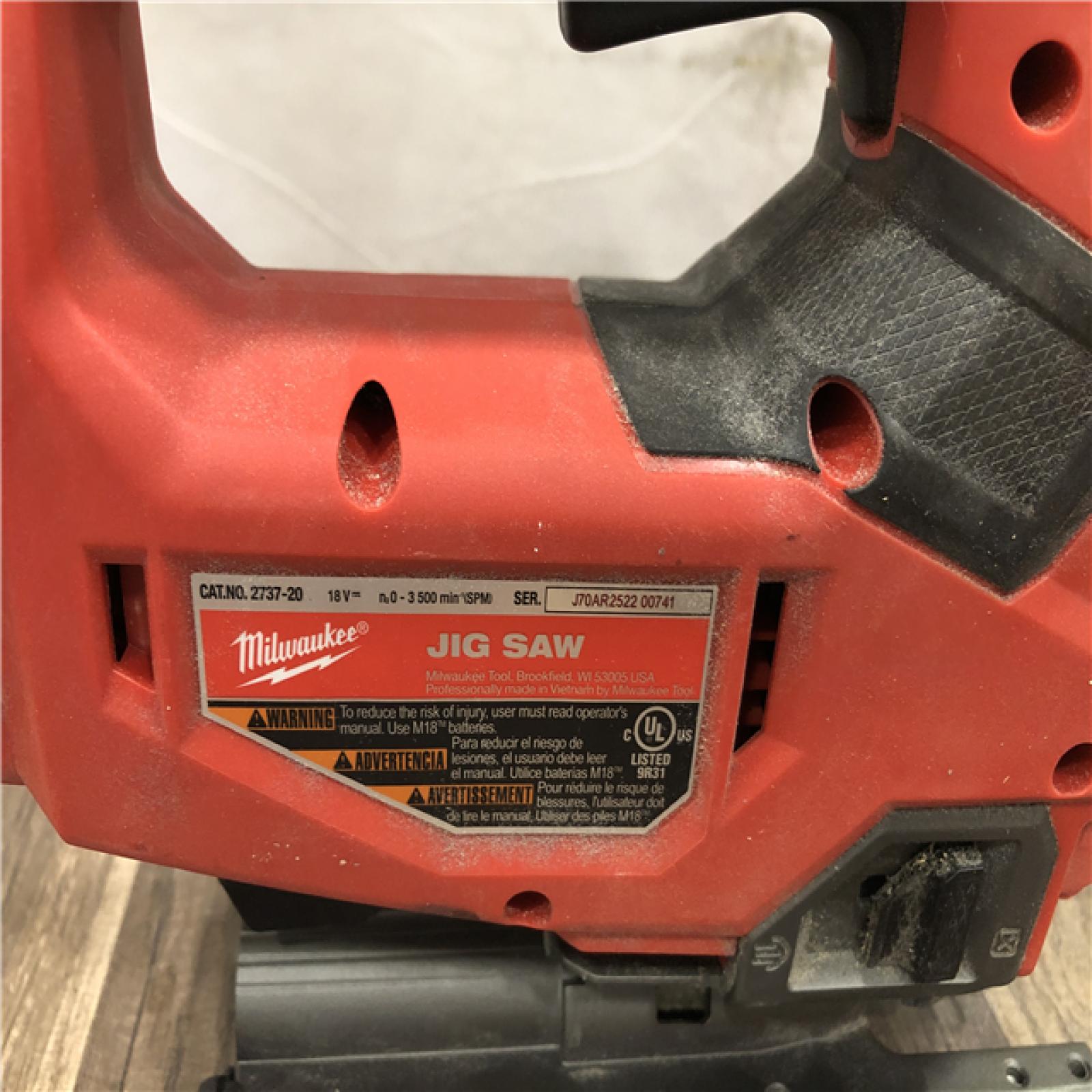 AS-IS Milwaukee M18 FUEL 18V Lithium-Ion Brushless Cordless Jig Saw (Tool-Only)