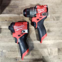 HOUSTON LOCATION - AS-IS (APPEARS LIKE NEW) Milwaukee 3497-22 12V Brushless Hammer Drill and Impact Driver Combo Kit