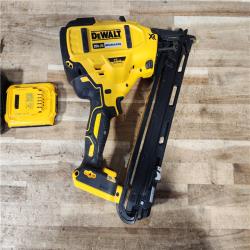 HOUSTON LOCATION - AS - IS DEWALT 20V MAX XR Lithium-Ion Cordless 2-1/2 in. 15-Gauge Finish Nailer Kit