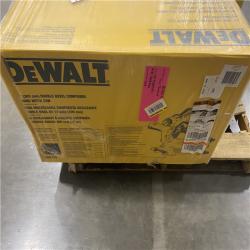 NEW- DeWalt 15 Amps 12 in. Corded Dual-Bevel Sliding Compound Miter Saw