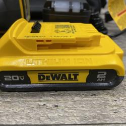 AS-IS DEWALT 20V MAX XR 16-Gauge Electric Cordless Angled Finishing Nailer Kit