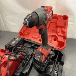 AS-IS - Milwaukee M18 FUEL 18V Lithium-Ion Brushless Cordless 1/2 in. Hammer Drill Driver Kit