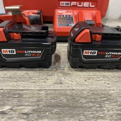 AS-IS Milwaukee FUEL 18V Lithium-Ion Brushless Cordless 1/2 in. Hammer Drill Driver Kit